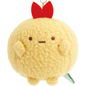 [EBI FURAI] "Sumikko Gurashi Tanuki Raccon Restaurant" Round Plush Keychain