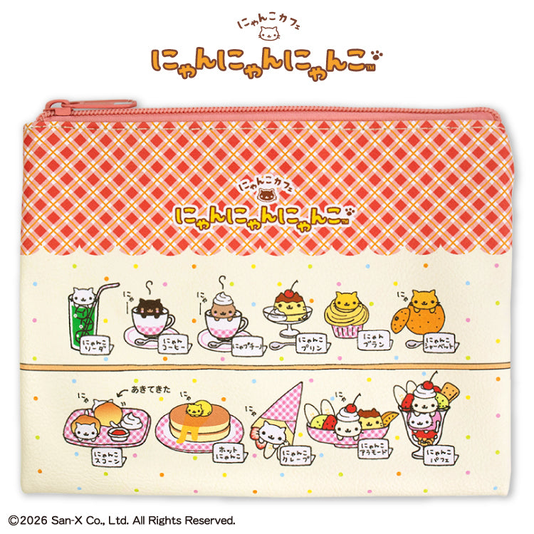 "THANKYOUMART x Nyan Nyan Nyanko" Flat Pouch