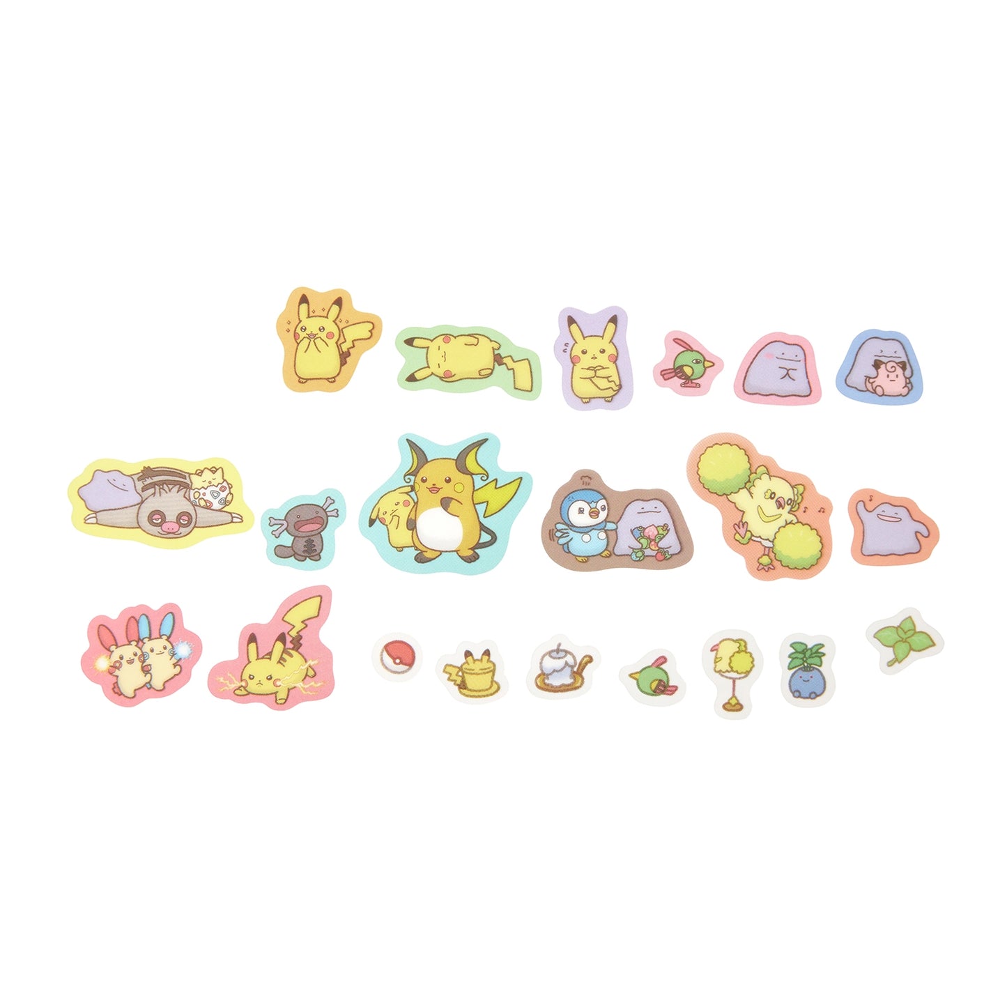 "Pokemon Ten Poke Ten Colors" Sticker Flakes