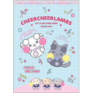 [BLUE] "Cheer Cheer Lambs" A6 Memo Pad