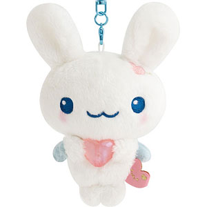 [TWIN RABBIT ANGEL] "San-x Universe Happiness to You" Plush Keychain