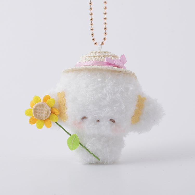 [COGIMYUN] "Sanrio Pokapoka Sunflower" Plush Keychain