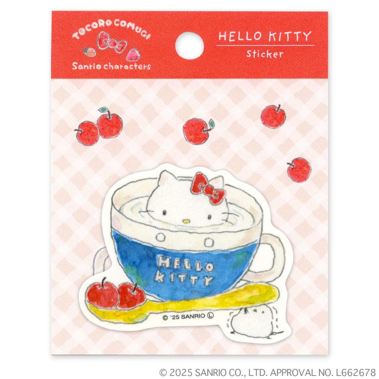 [HELLO KITTY] "Tocoro Comugi x Sanrio" Sticker