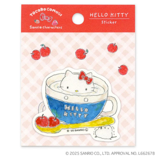 [HELLO KITTY] "Tocoro Comugi x Sanrio" Sticker