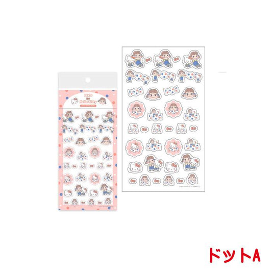 [PINK / DOTS] "PEKO x Sanrio" Sticker Sheet