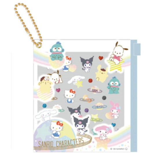 [PLANET] "Sanrio" Mini Sticker Sheet & Slider Case Keychain