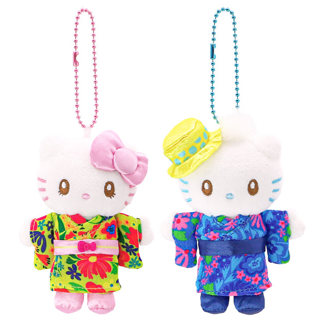[HELLO KITTY / DEAR DANIEL] "USJ Hello Kitty" Pair Plush Keychain