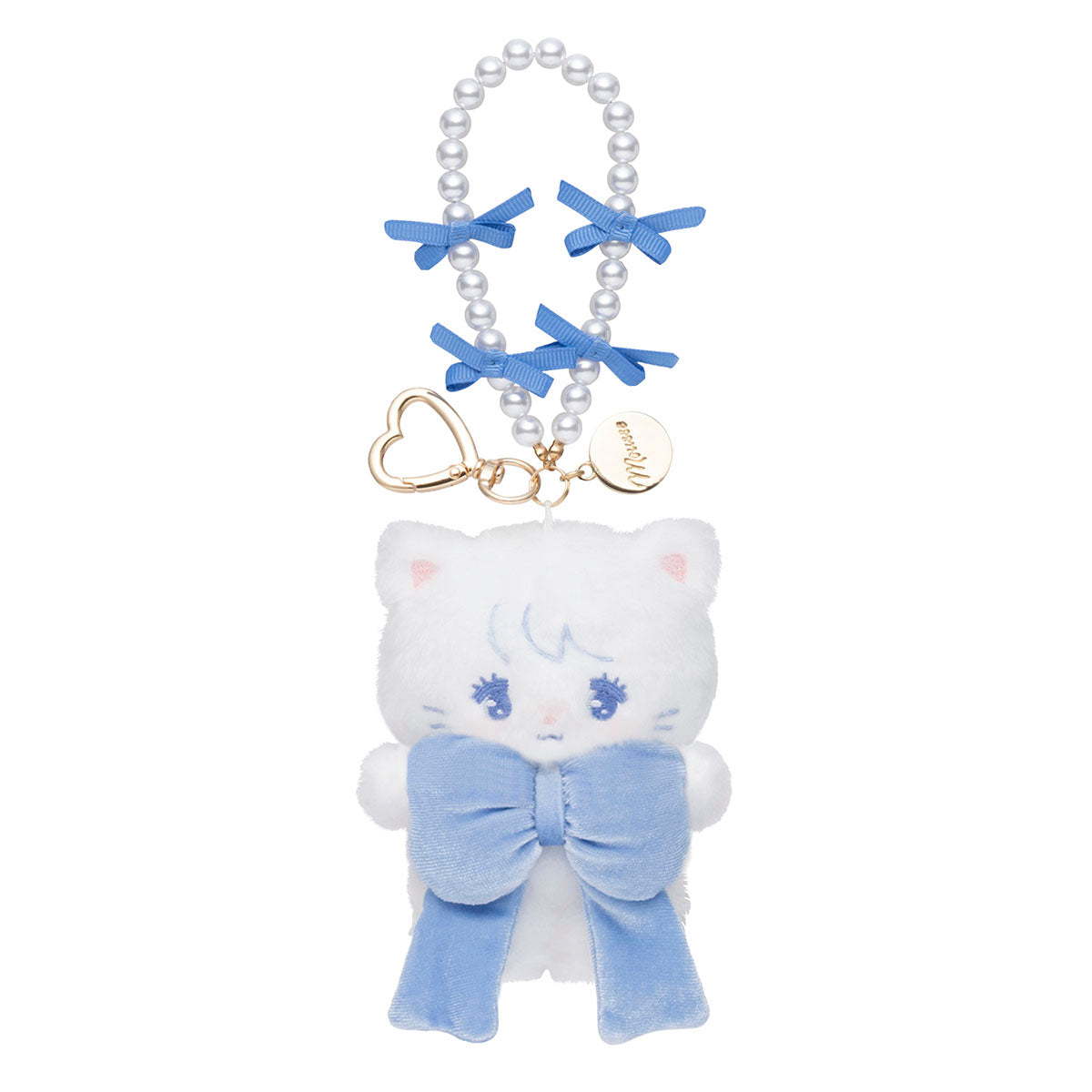 [MOUSSE] "Mikko Illustrations Blue Series" Keychain Plush
