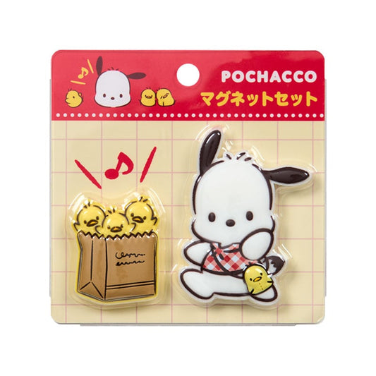 "Pochacco I Love Pi-chans" Magnet Set