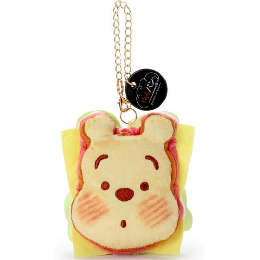[POOH / SANDWICH] "Disney Nui Bread" Plush Keychain