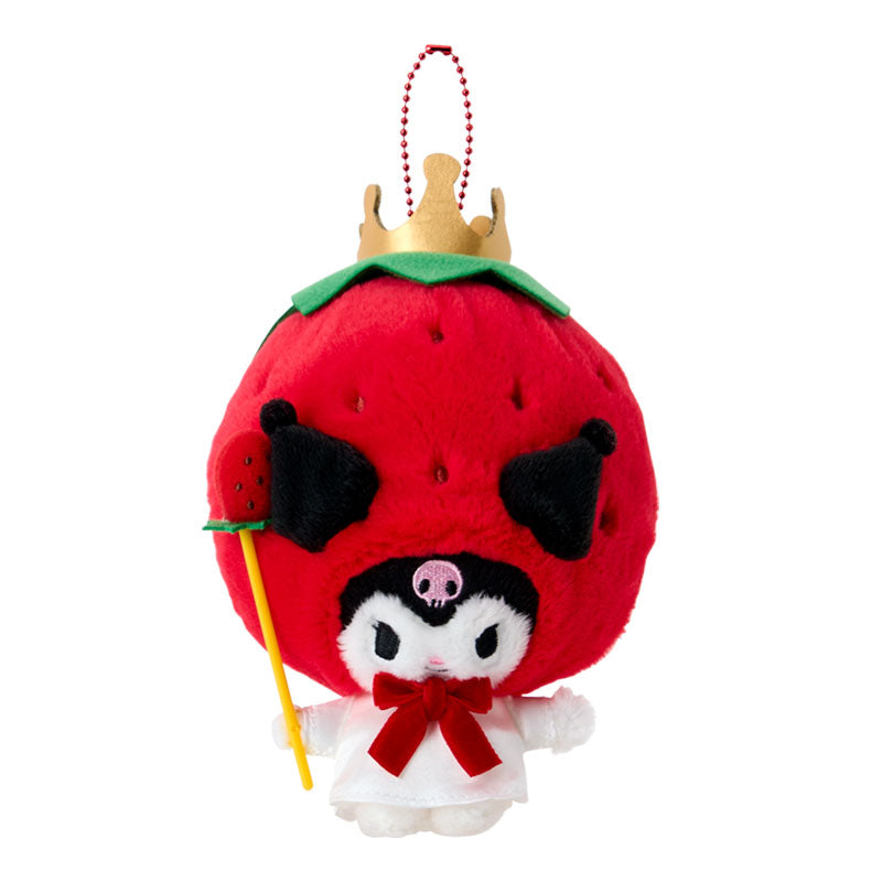 [KUROMI] "Sanrio Become Strawberry King" Plush Keychain