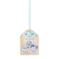 [BLUE] "Koupenchan Sky Blue Bouquet" Wooden Amulet