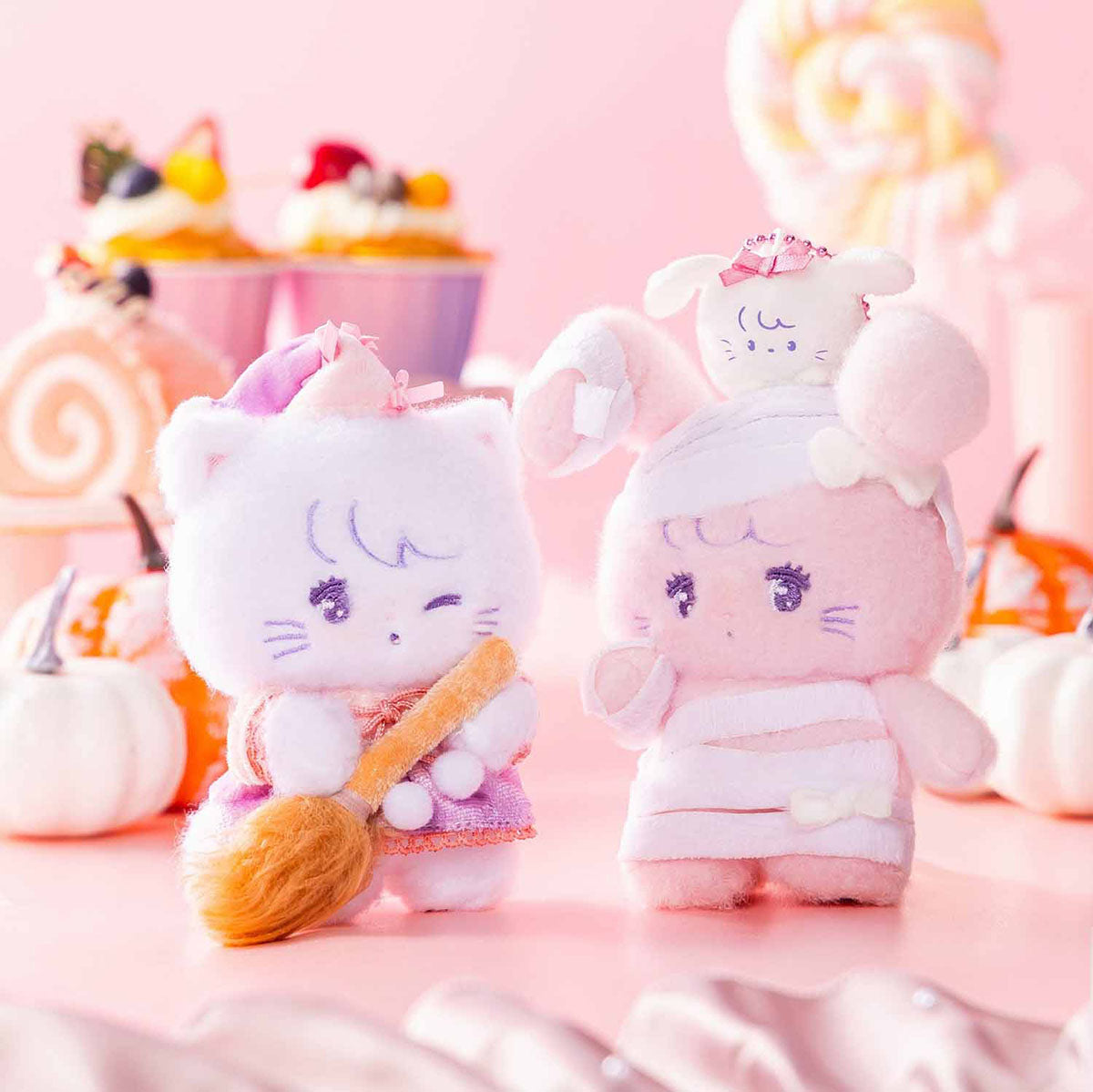 [MOUSSE WITCH] "Mikko Illustrations Halloween" Plush Keychain