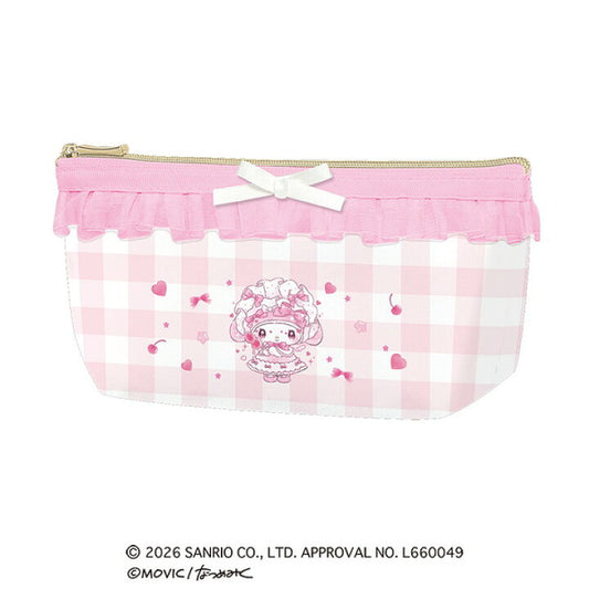"My Melody & My Sweet Piano DOLLY MIX PETIT" Frill Pen Pouch