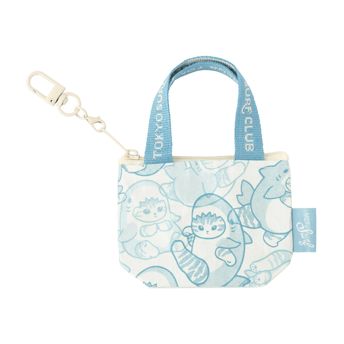 [SLOW LIFE] "Mofusand BOARD SHARK!" Mini Bag Keychain