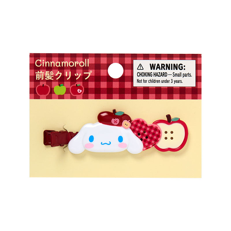 [CINNAMOROLL] "Sanrio Autumn Apple" Hair Clip
