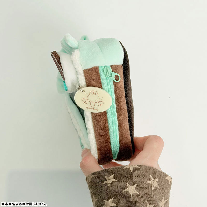 [MINT / TRIANGLE] "NOTBUNNY Cake Doll" Pouch