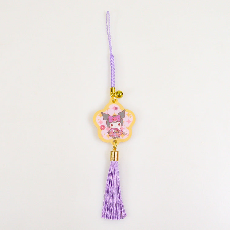 [KUROMI] "Sanrio Japanese Heart Romance" Netsuke Acrylic Keychain