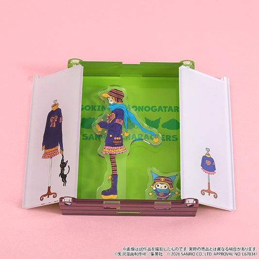 [KUROMI] LIMITED "Gokinjo Monogatari x Sanrio POP UP STORE" Closet Style Acrylic Diorama