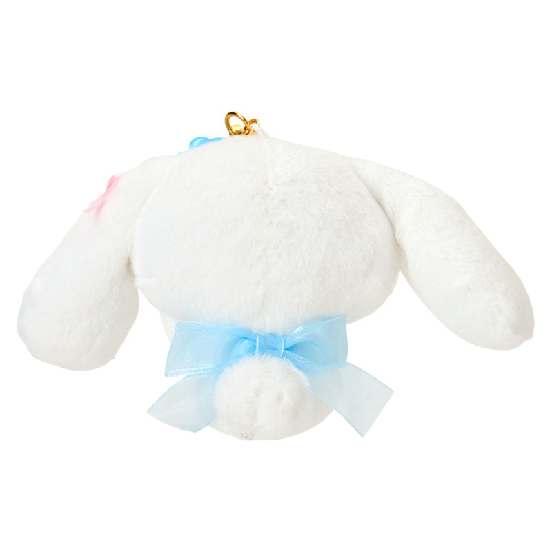 [CINNAMOROLL] "Cinnamoroll Light Blue Clover" Plush Keychain