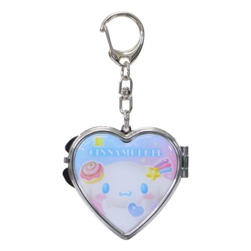 [CINNAMOROLL] "Sanrio Pastel Locket" Mirror Keychain