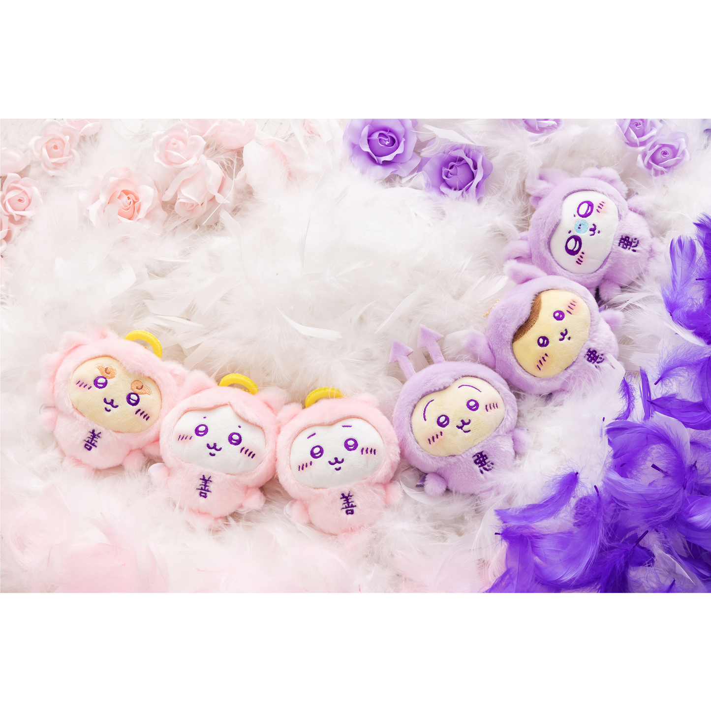 [USAGI] "Chiikawa Angel & Demon BABY" Plush Keychain