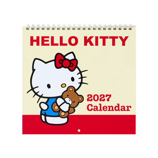 [HELLO KITTY] "Sanrio" 2027 Wall Calendar