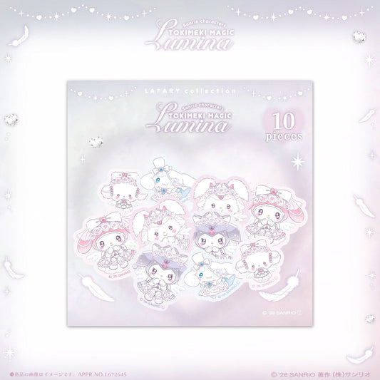 "Sanrio x LAFARY Tokimeki Senshi Lumina" Sticker Flakes