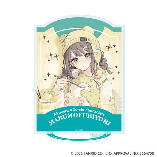 [MARUMOFUBIYORI] "Akakura x Sanrio Parfait Cafe" Acrylic Stand