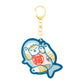 [LAYING] "Mofusand BOARD SHARK!" Shaka Shaka Keychain