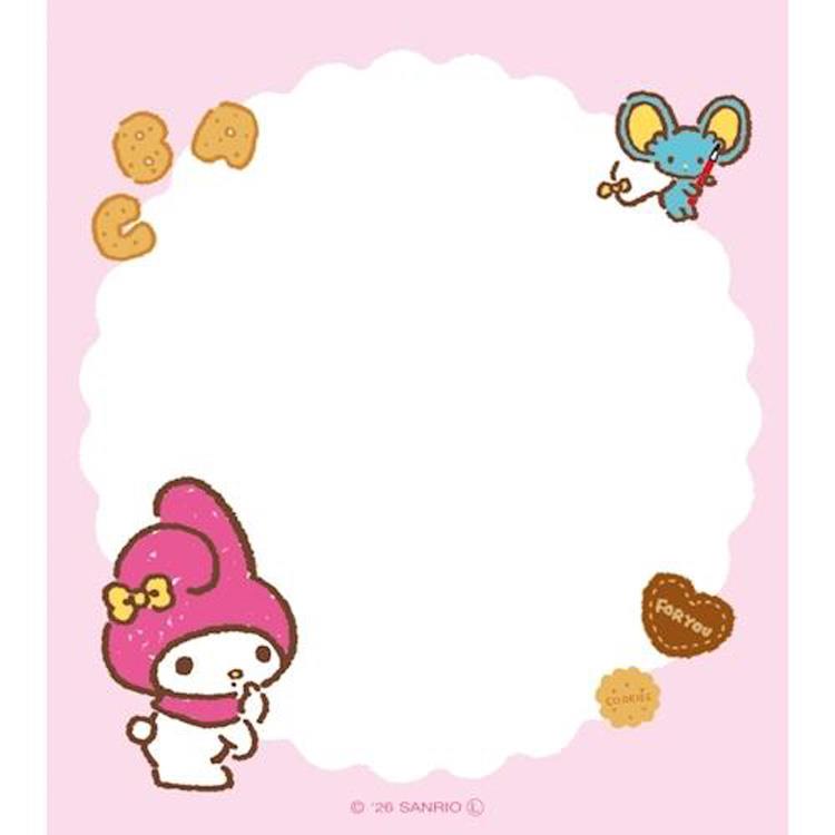 [MY MELODY] "Sanrio Oyatsu Snack Party" Memo Pad