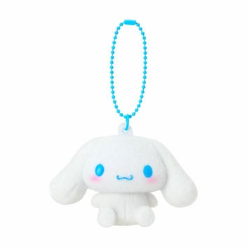 [CINNAMOROLL] "Sanrio Flocked" Keychain