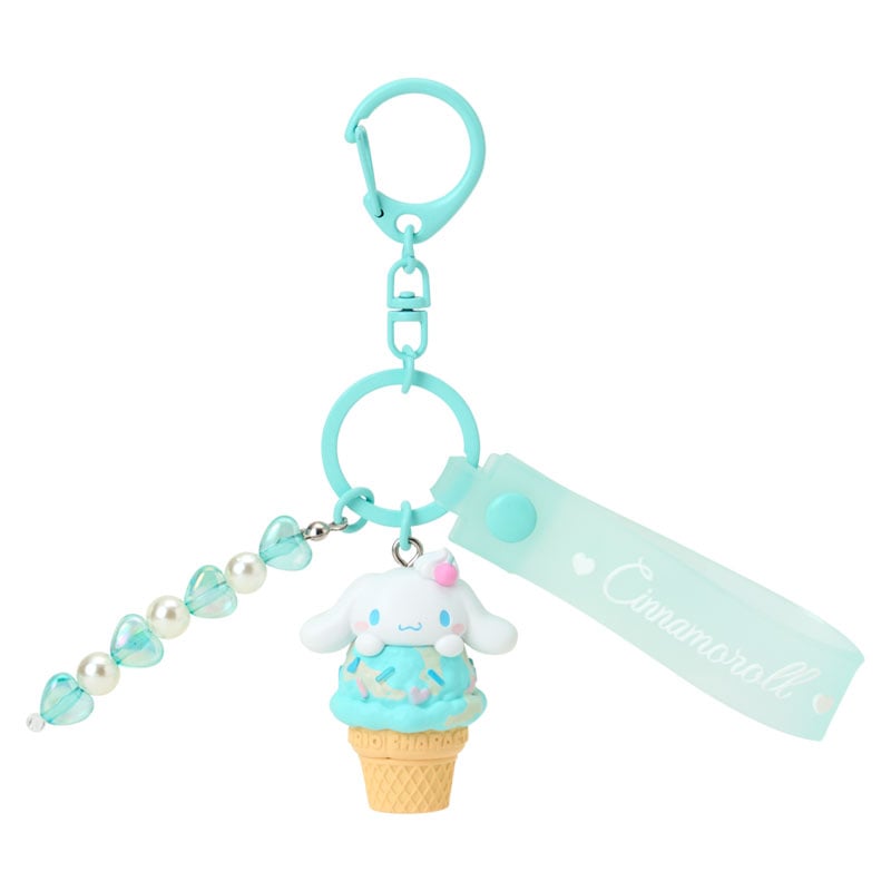 [CINNAMOROLL] "Sanrio Dreamy Ice Parlor" Strap Keychain