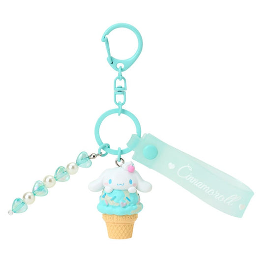 [CINNAMOROLL] "Sanrio Dreamy Ice Parlor" Strap Keychain