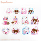 "THANKYOUMART x Sugarbunnies" Sticker Flakes