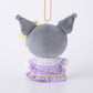[KUROMI] "Sanrio Dressed Up Two Colors Coordinated Munyugurumi" Plush Keychain
