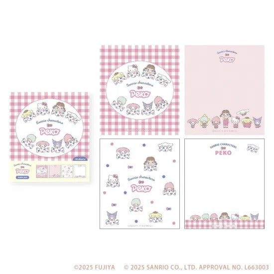 [PINK] "PEKO x Sanrio" Memo Pad