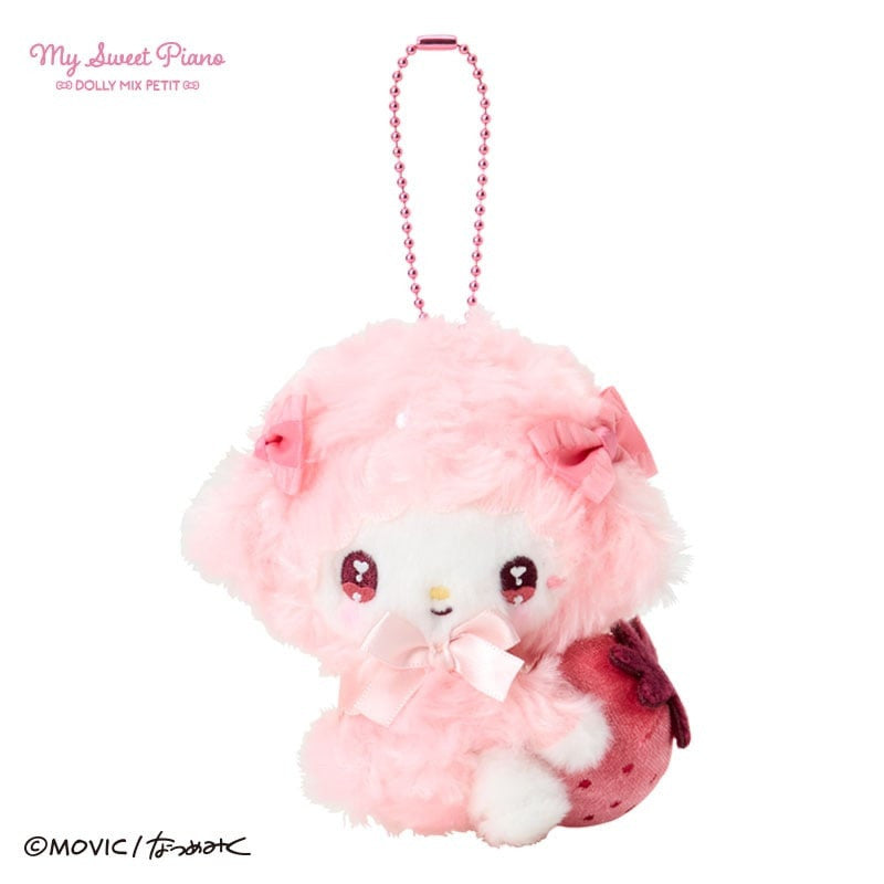 [MY SWEET PIANO / STRAWBERRY] "My Melody & My Sweet Piano DOLLY MIX PETIT" Plush Keychain