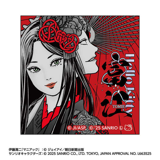 "Junji Ito & Sanrio Characters Kimono Tomie" Aurora Sticker