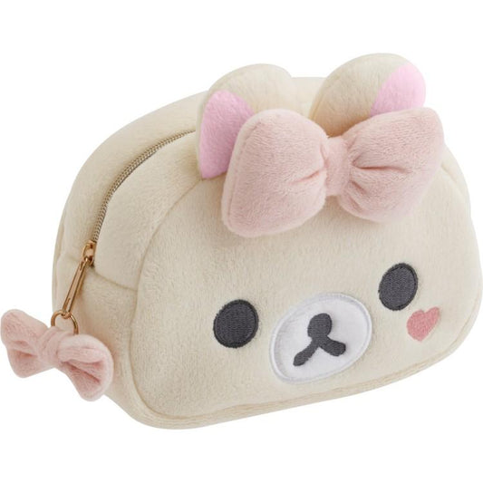 [KORILAKKUMA] "Rilakkuma Makeup" Mirror Plush Pouch