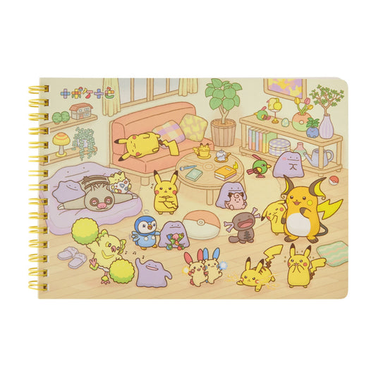 "Pokemon Ten Poke Ten Colors" A5 Ring Notebook