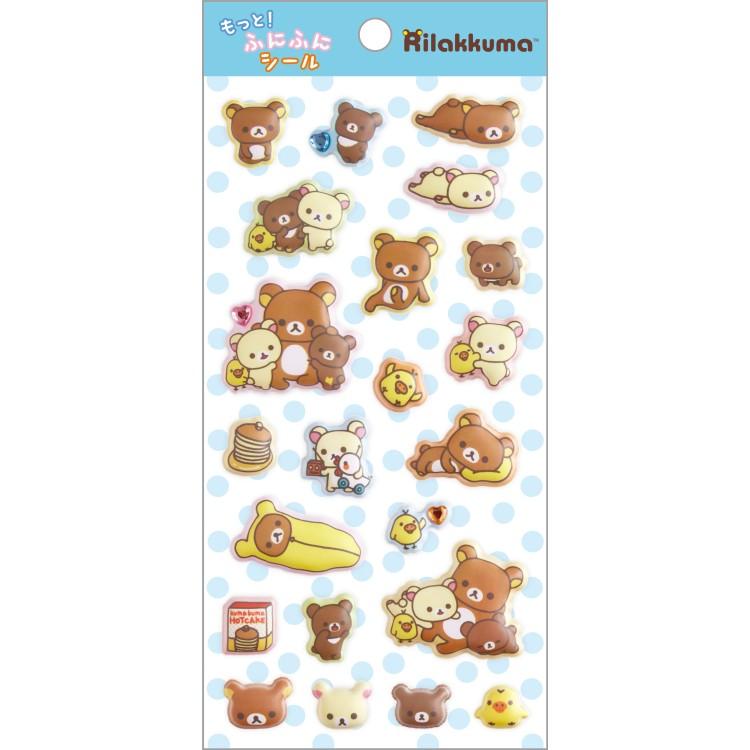 [RILAKKUMA] "San-x Universe" Funifuni Sticker Sheet