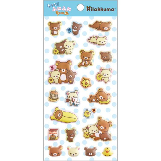 [RILAKKUMA] "San-x Universe" Funifuni Sticker Sheet