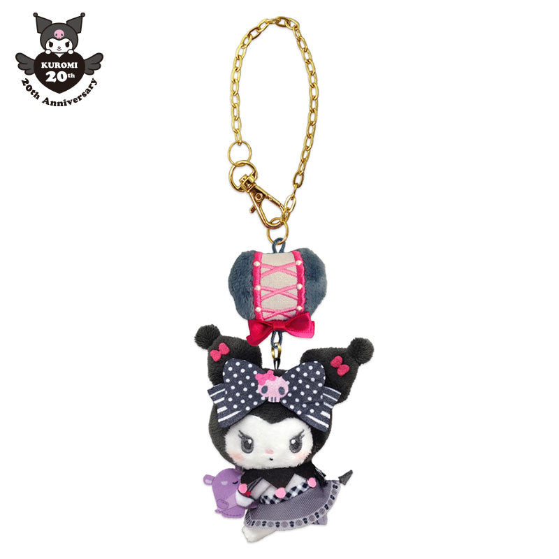 [KUROMI] "My Melody & Kuromi 50th & 20th Anniversaries" Plush Keychain