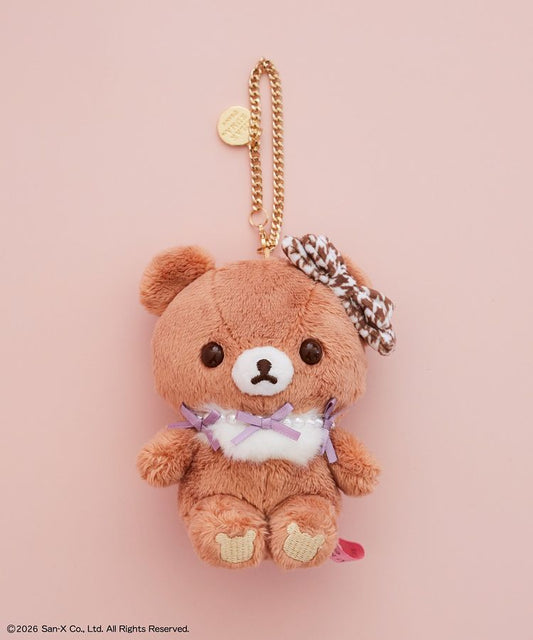 [CHAIROIKOGUMA] "Maison de FLEUR x Rilakkuma" Plush Keychain