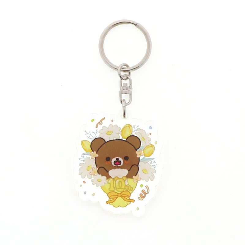 "Chairoikoguma Honey Exploration Team" Acrylic Keychain