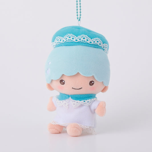 [KIKI / LITTLE TWIN STARS] "Sanrio Hey, you! Over Here! Munyugurumi" Plush Keychain