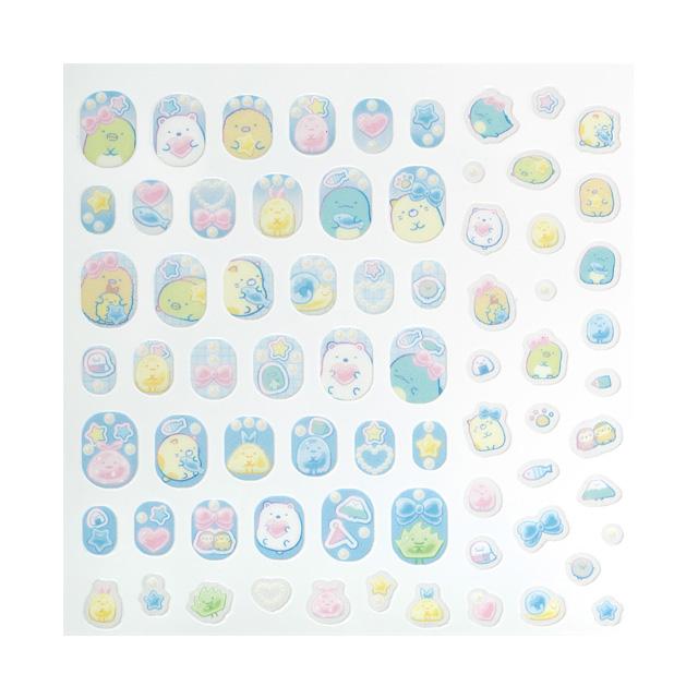 [SUMIKKO GURASHI / PURPLE] "San-x" Nail Stickers