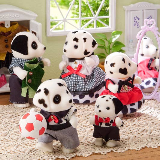 [DALMATIAN FAMILY] "Sylvanian Families" Figure Set