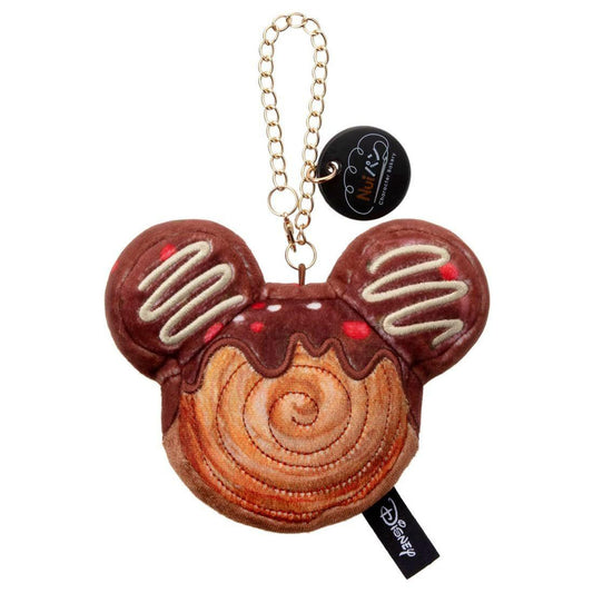 [MICKEY / CHOCOLATE CROISSANT] "Disney Nui Bread" Plush Keychain